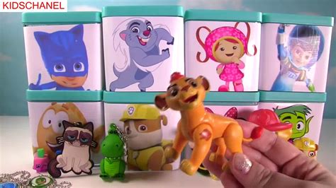 Kid Toys Review Huge Disney And Nick Jr Surprise Toy Blind Box Show Pj