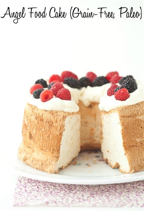 Angel food cake is such a light, ethereal cake. Angel Food Cake (Grain-Free, Paleo) - Deliciously Organic