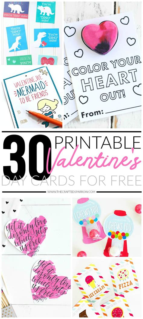 Maybe you would like to learn more about one of these? 30 Valentines Day Printable Cards