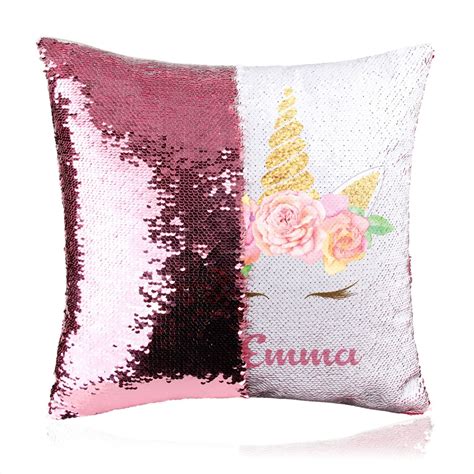 Personalized Cute Your Own Photo Custom Sequin Pillow Case Custom