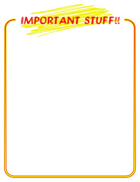 Important Stuff Openclipart
