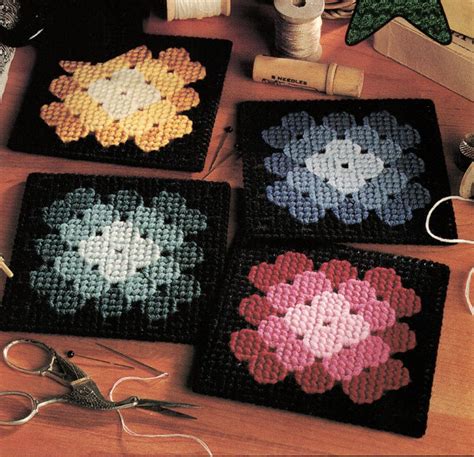 plastic canvas coasters free patterns see more ideas about plastic canvas patterns canvas