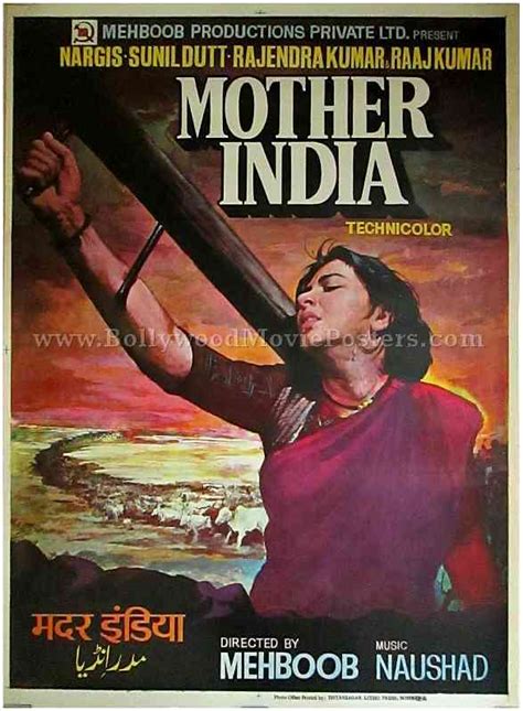 These are the films made bollywood great. Mother India | Bollywood Movie Posters