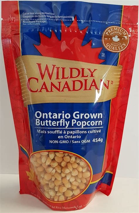 Popcornbutterfly Popcorn The Canadian Wild Rice Mercantile Ltd