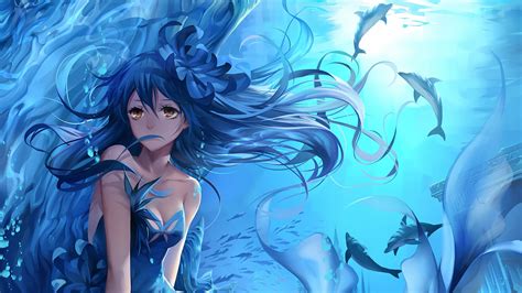 Umi Sonoda Love Live Wallpaper Mermaid Random Anime