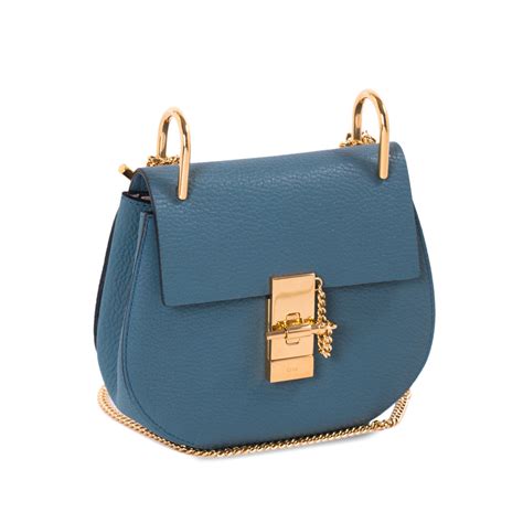 Shop Authentic Chloé Drew Mini Leather Shoulder Bag At Revogue For Just