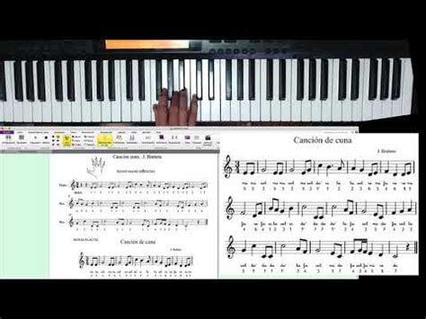 Canción de cuna. – Aprender piano