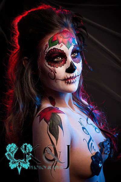 Dia De Los Muertos Meg ©k And J Photography Body Paintin… Flickr