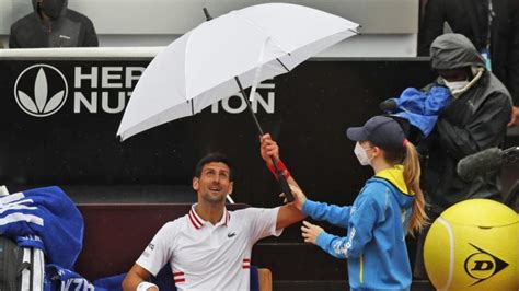 Djokovic Loses His Cool In Rome Rain The West Australian