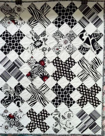 55 Ideas For Easy Quilting For Beginners Black And White Quilt