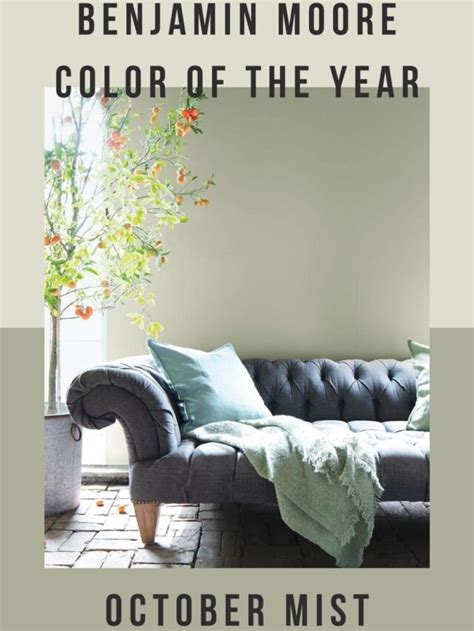 How To Style Benjamin Moore S Color Of The Year October Mist The Nordroom
