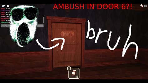 Ambush In Door 6 Roblox Doors No Hiding Challenge Youtube