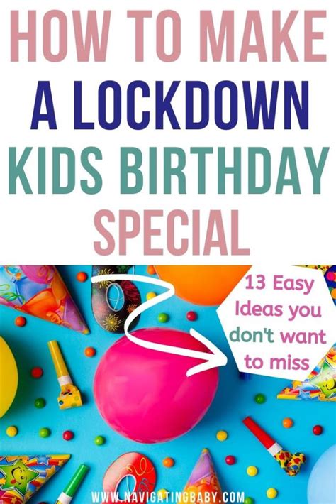 This gift guide is here to help you out. 13 Awesome Kids Lockdown Birthday Ideas to make it special ...