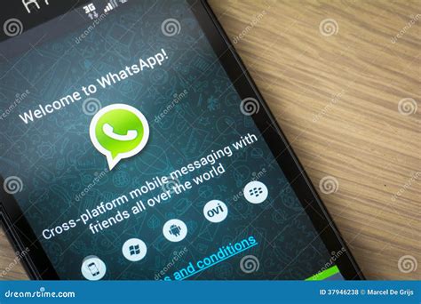 Whatsapp Mobile Application Editorial Stock Photo Image Of Media