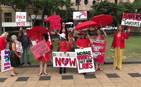 Illogical Laws Sex Workers And Allies Rally For Decriminalisation In Queensland