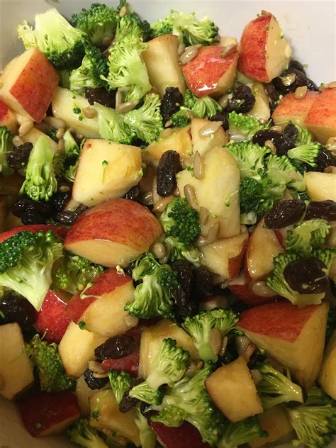 Add to blender with with rest of the dressing ingredients. Apple Broccoli Salad : veganrecipes