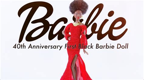 Black History Month 40th Anniversary First Black Barbie Doll Youtube