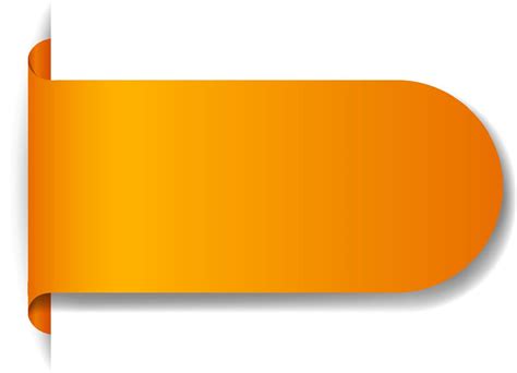 Orange Banner Design On White Background 6350606 Vector Art At Vecteezy