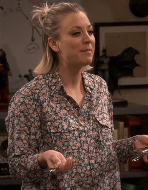 Shirt Penny Floral Big Bang Theory Kaley Cuoco Wheretoget