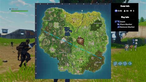 Cheat Sheet Map For Fortnite Battle Royale Season 4 W