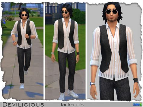 The Sims Resource Jacksons Fashion Set