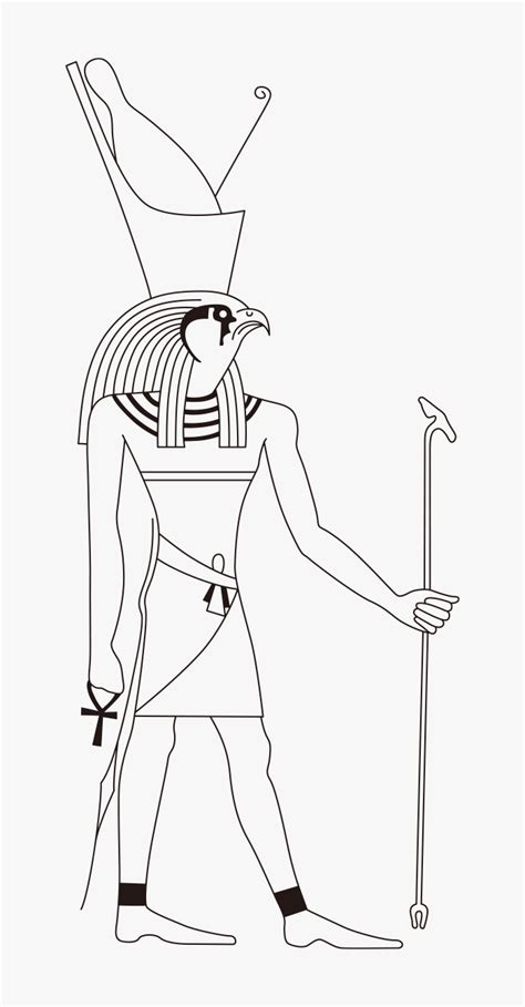 Horus Egyptian God Drawing