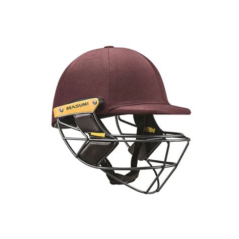 Masuri E Line Steel Cricket Helmet Maroon 2020 £10800 Next Day