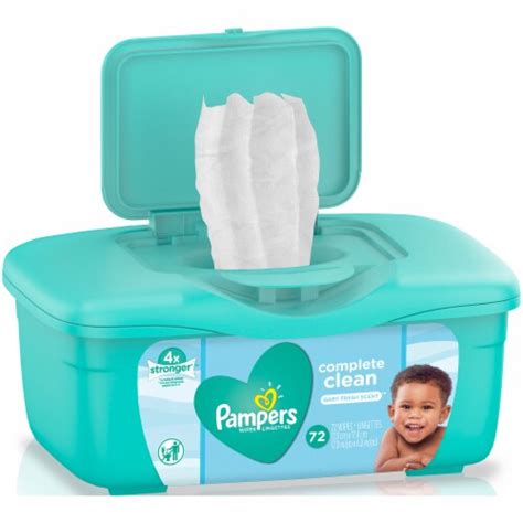 Pampers Complete Clean Baby Fresh Scent Wipes 72 Ct Kroger