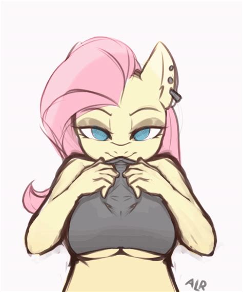 Rule 34 Angrylittlerodent Animated Anthro Breasts Out Drawn Female Fluttershy Mlp Goth My
