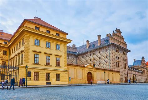The Schwarzenberg Palace On Castle Square Prague Czech Republic