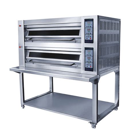 2 Decks 16kw 400°c Ce Commercial Electric Pizza Oven With Self Tt O124b