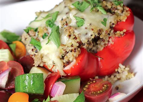 Turkey And Quinoa Stuffed Peppers Red Sun Farms