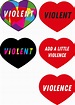 My Violent Heart Tshirts For Society6 - Heart Clipart - Large Size Png ...