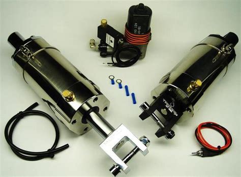 Motorcycle air ride suspension modification kit. Rear-Air-Suspension