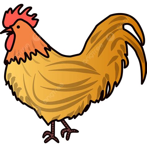 vector cartoon rooster material big cock cartoon chicken vector chicken png and vector with