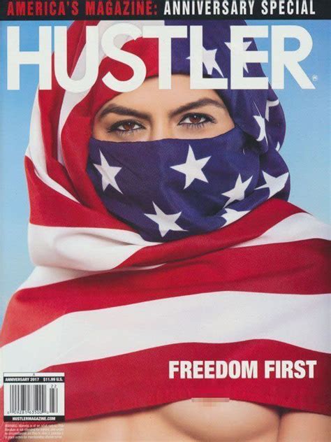 Model Wearing American Flag As Hijab On Magazine Cover Shows Underboob