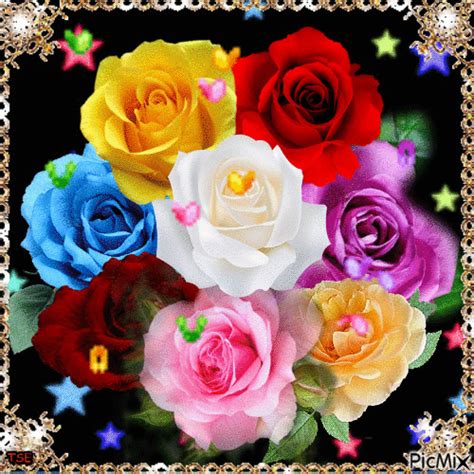 Large collection of the best flower bouquet gifs. GIFS HERMOSOS: flores encontradas en la web