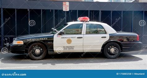 San Diego Police Car San Diego Police Department Sdpd Editorial Stock