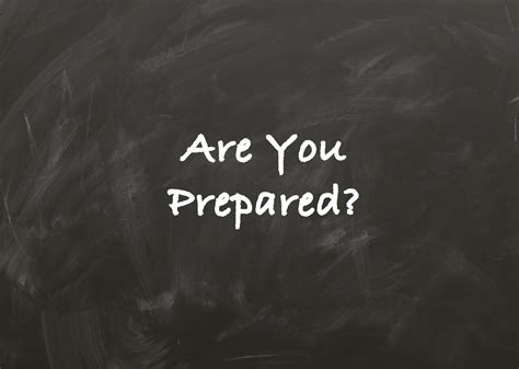 Emergency Preparedness Are You Prepared