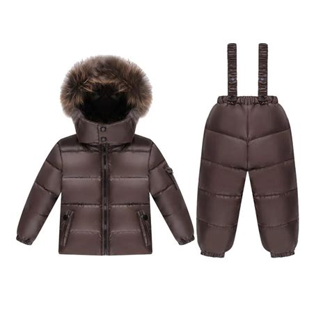 Russian Winter Kids Clothes Baby Boys Girls Winter Down Coat Children
