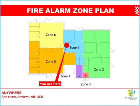 Fire Alarm Zone Plan Fire Evacuation Plan Reading Berkshire