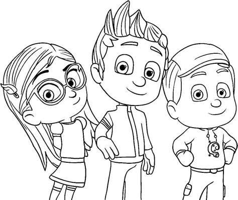 Pj Masks For Free Coloring Page Download Print Or Color Online For Free