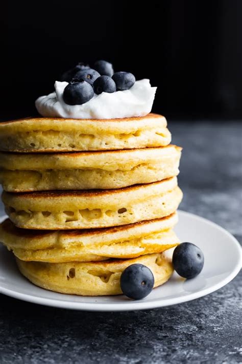 Perfect Fluffy Protein Pancakes No Banana Sweet Peas And Saffron