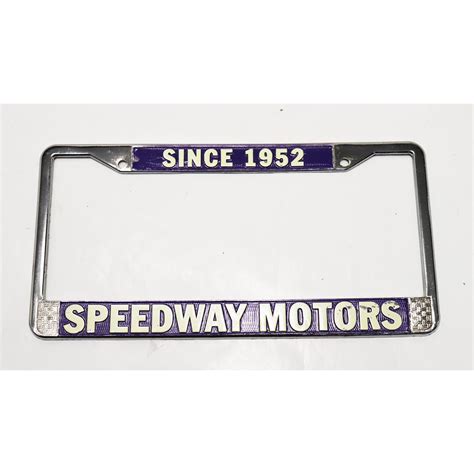 Speedway License Plate Frame