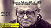 Georgy Sviridov (1915-1995) - Music for Chamber Orchestra - YouTube