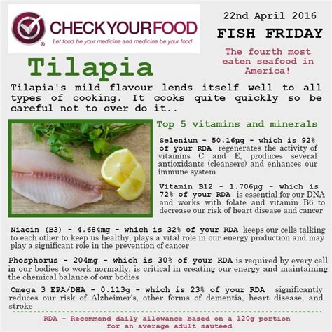 The Health Benefits Of Tilapia Check Your Food Fish Benefits