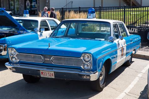 Classic Vintage Chicago Police Car
