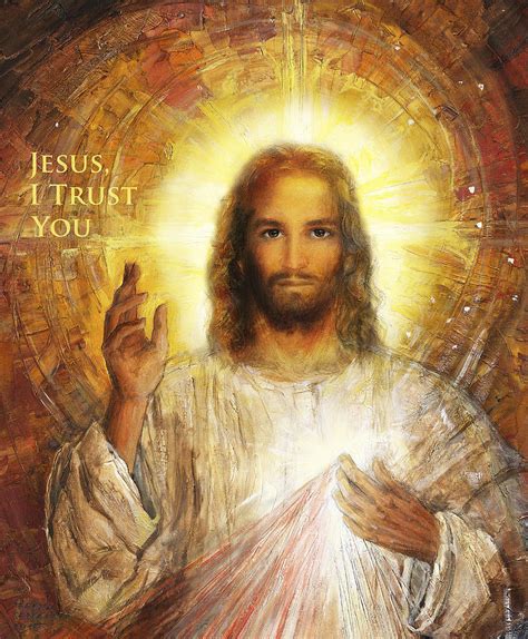O most holy heart of jesus, fountain of every blessing, i adore you, i love you, and with lively sorrow for my sins i offer you this poor heart of mine. Divine Mercy, Sacred Heart Of Jesus 2 Painting by Terezia ...