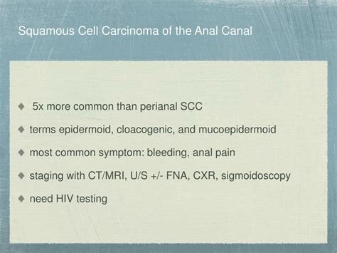 Ppt Anal Cancer Powerpoint Presentation Free Download Id1703726