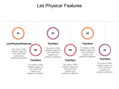 List Physical Features Ppt Powerpoint Presentation Professional Design